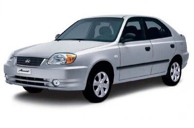 Hyundai Accent car for hire in Paphos Cyprus