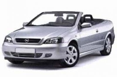 Opel Astra Cabrio car for hire in Paphos Cyprus