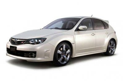 Subaru Impreza car for hire in Paphos Cyprus